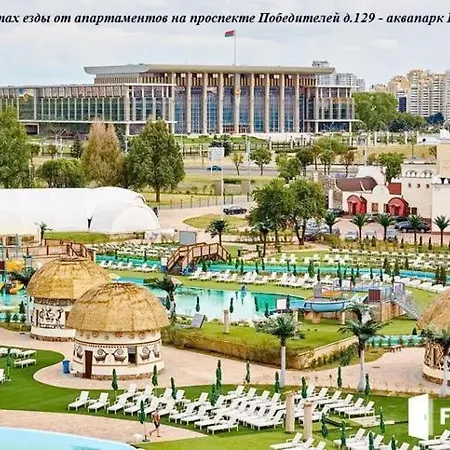 Apartment Квартира На Проспекте Победителей С Террасой . *